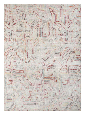 Uldtæppe - 300 x 240 cm - blå