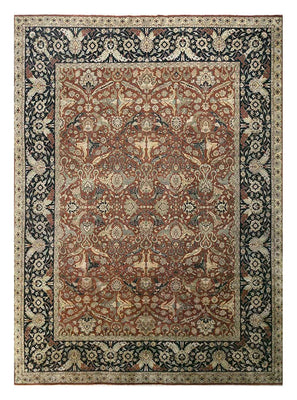 Uldtæppe - 450 x 360 cm - orange