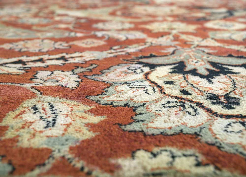 Uldtæppe - 450 x 360 cm - orange