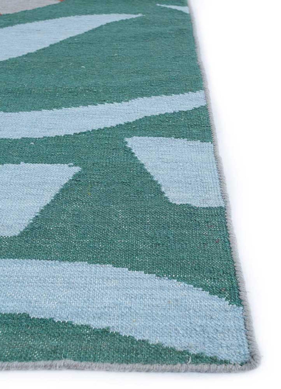 Uldtæppe - 270 x 180 cm - flerfarvet