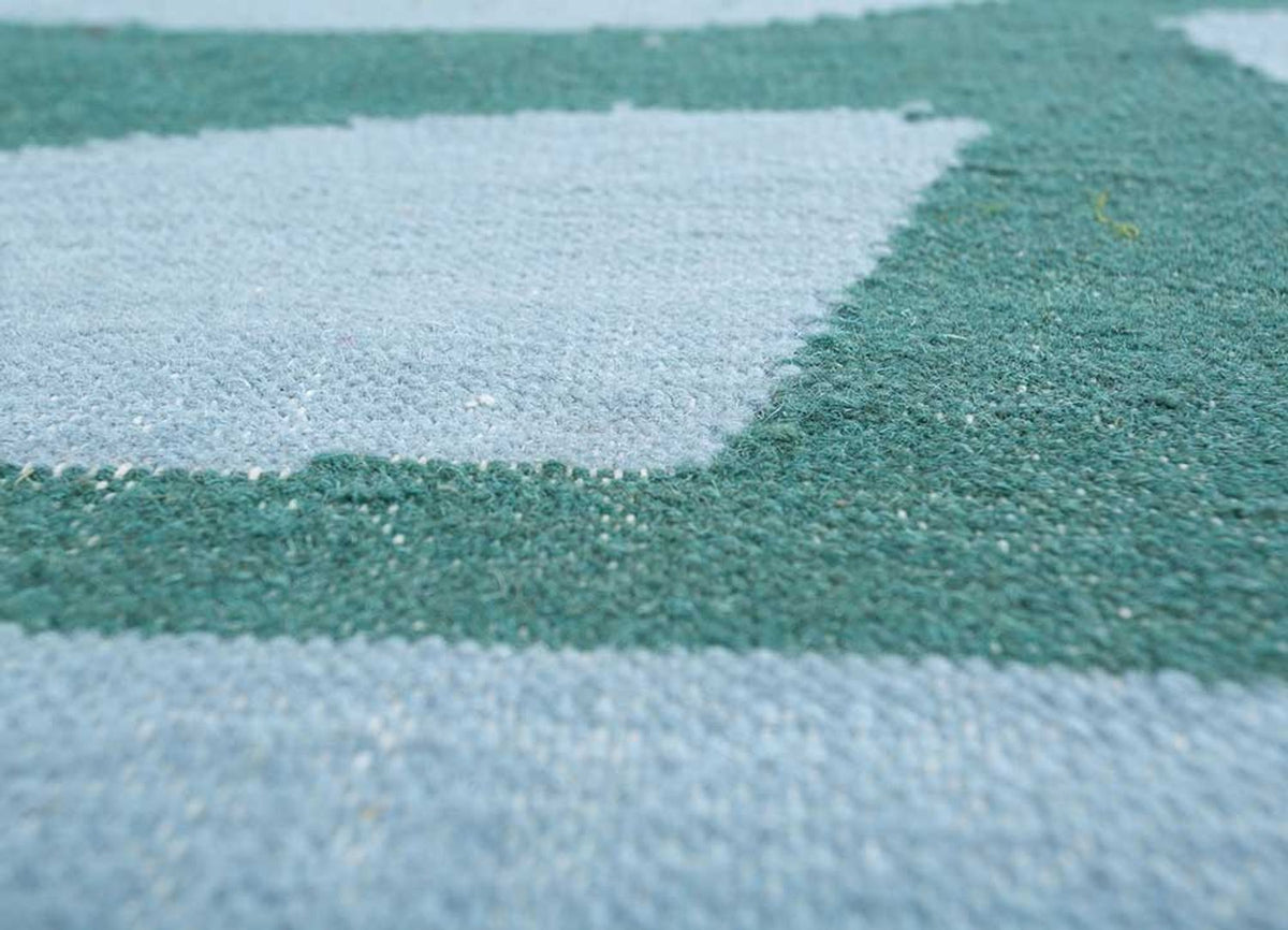 Uldtæppe - 270 x 180 cm - flerfarvet