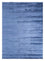 Viskose tæppe - 300 x 240 cm - blå