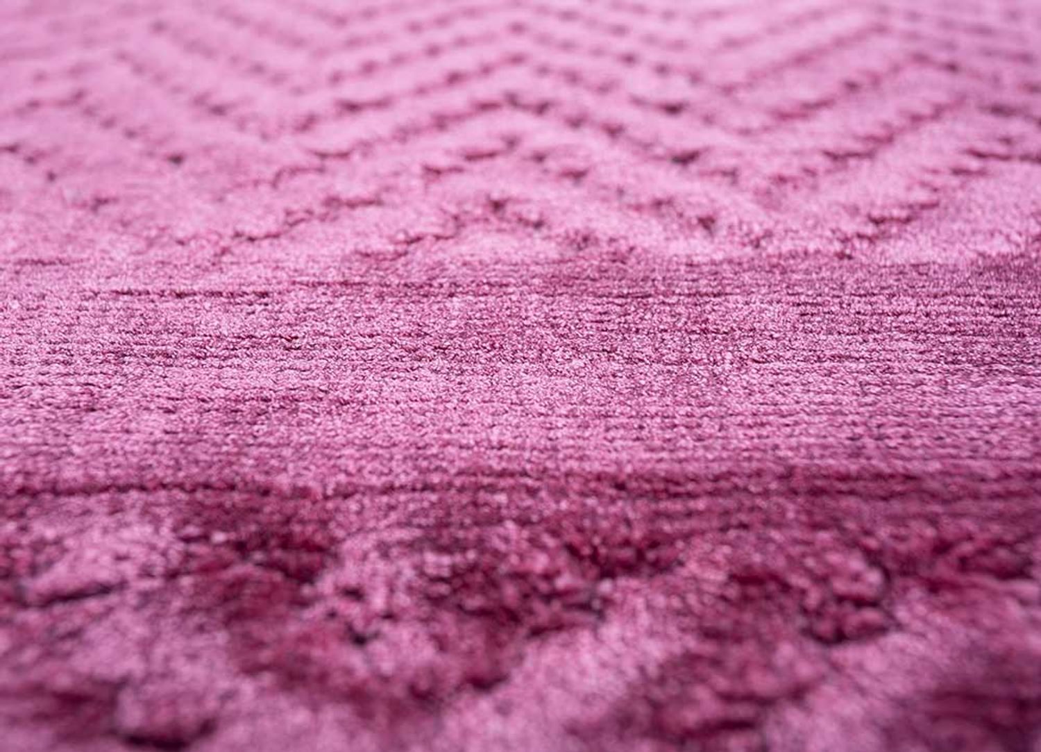 Viskose tæppe - 240 x 150 cm - lilla