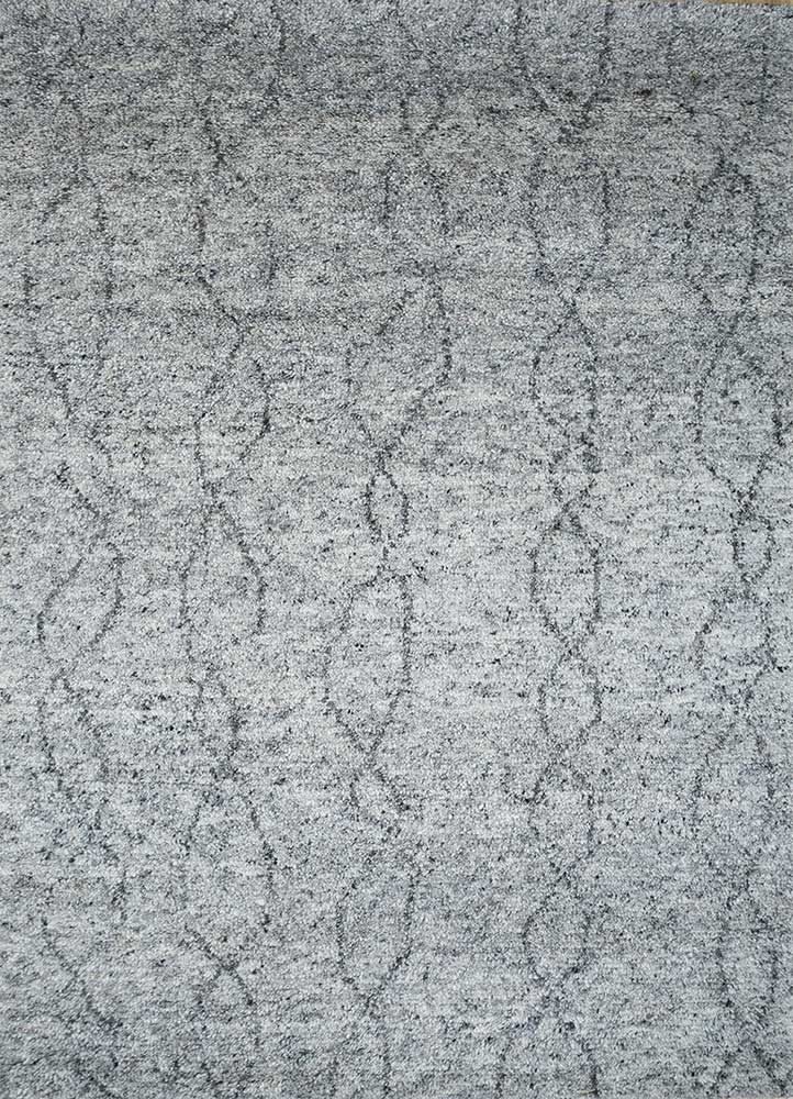Uldtæppe - 240 x 150 cm - lysegrå