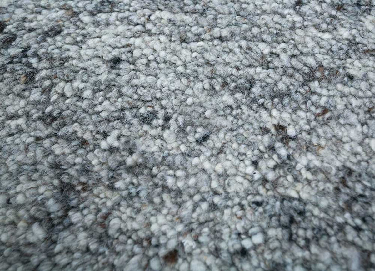Uldtæppe - 240 x 150 cm - lysegrå