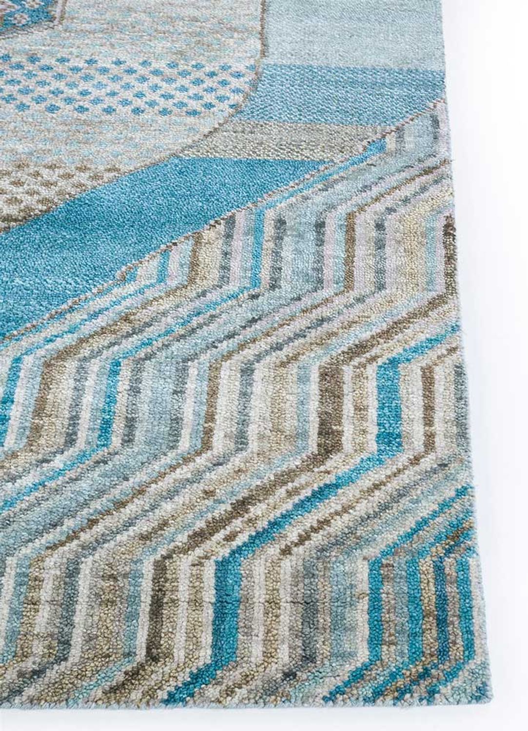 Uldtæppe - 240 x 150 cm - flerfarvet