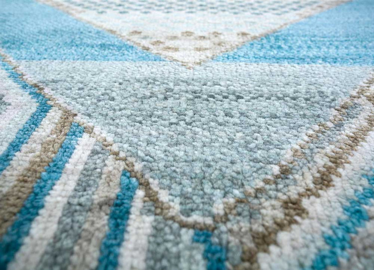 Uldtæppe - 240 x 150 cm - flerfarvet