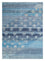 Uldtæppe - 240 x 150 cm - blå