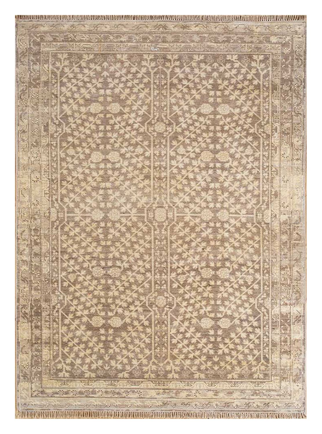 Uldtæppe - 300 x 240 cm - mørk beige