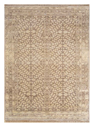 Uldtæppe - 300 x 240 cm - mørk beige