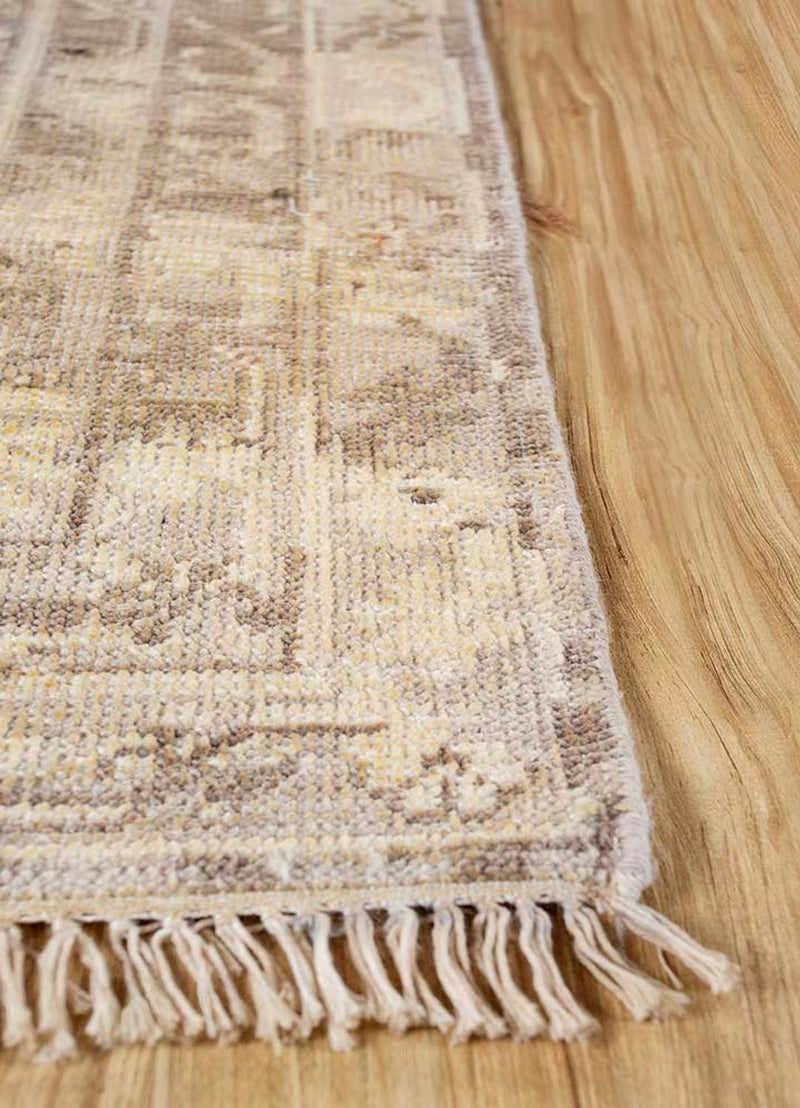 Uldtæppe - 300 x 240 cm - mørk beige