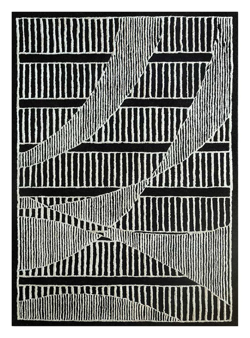 Uldtæppe - 240 x 150 cm - flerfarvet