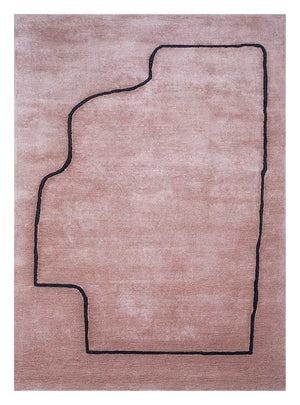 Uldtæppe - 210 x 150 cm - orange