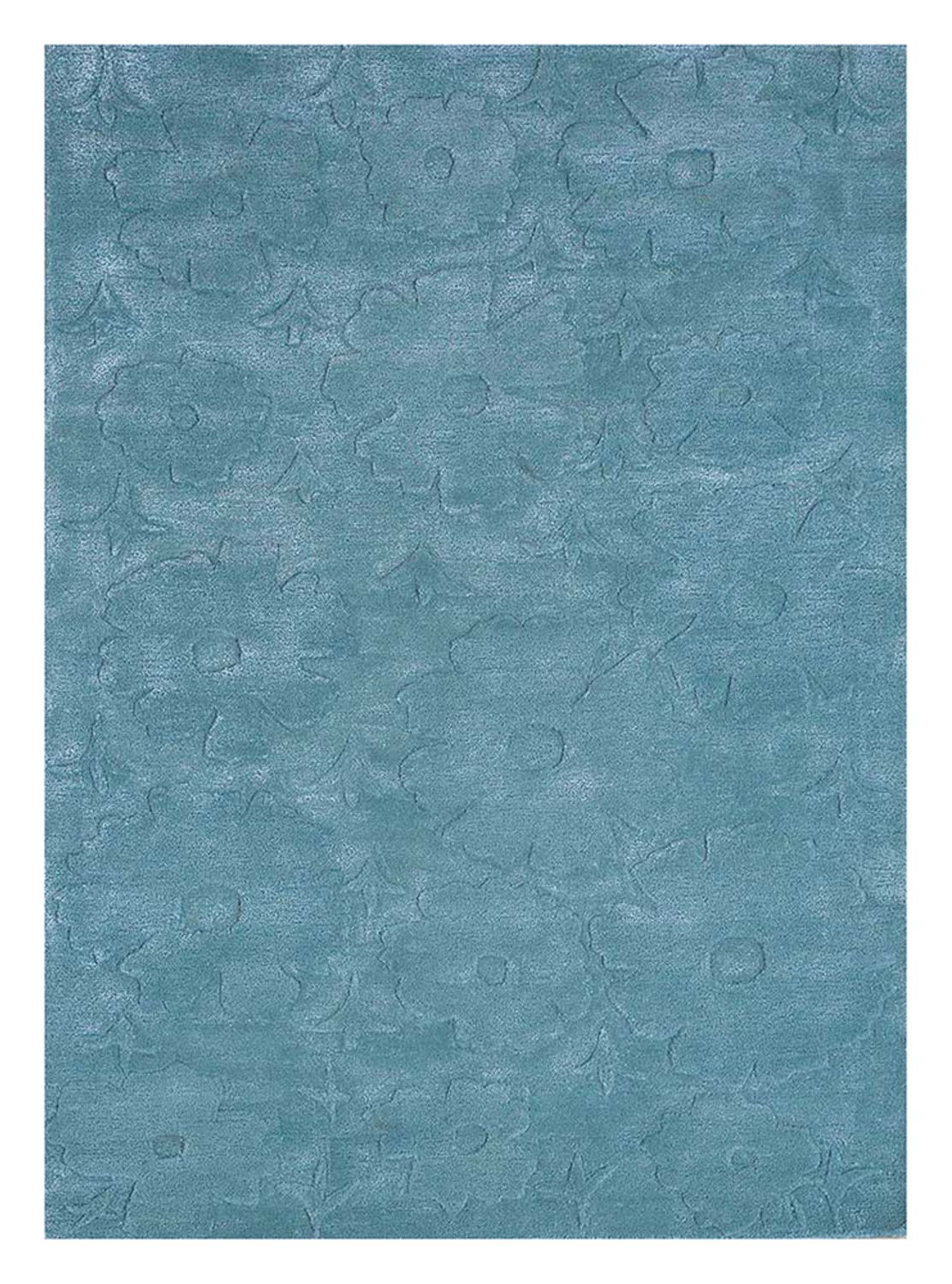 Uldtæppe - 270 x 180 cm - turkis