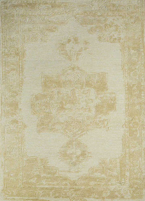 Uldtæppe - 270 x 180 cm - guld