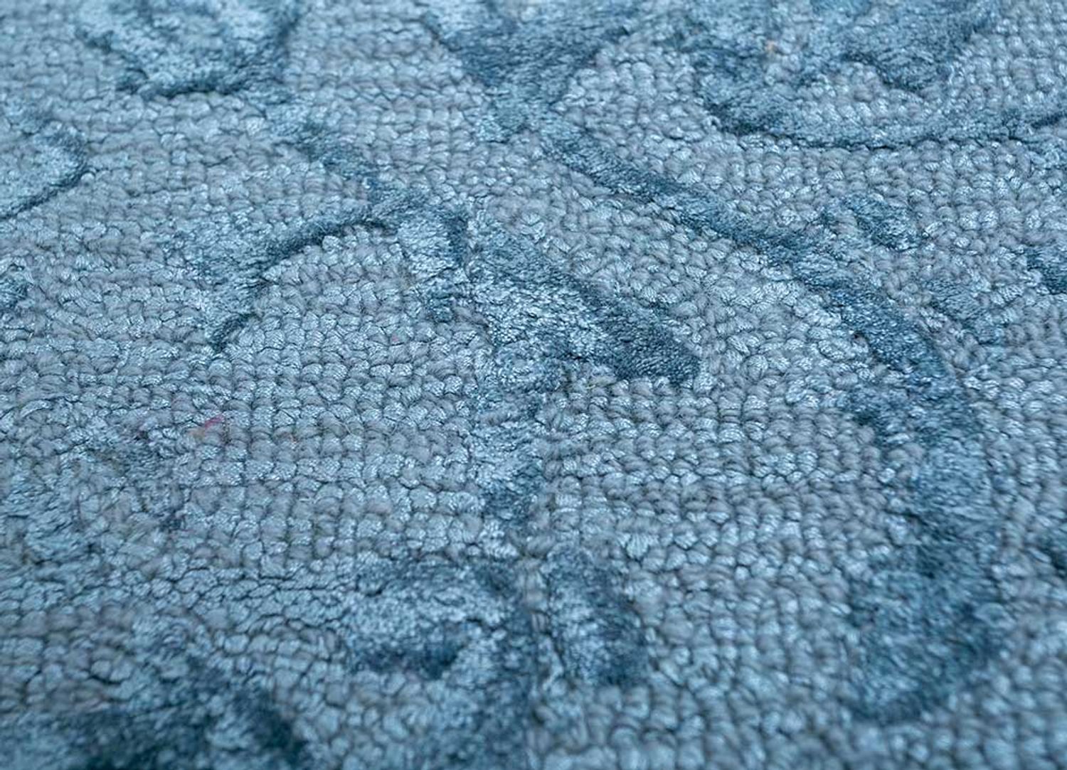 Uldtæppe - 270 x 180 cm - blå