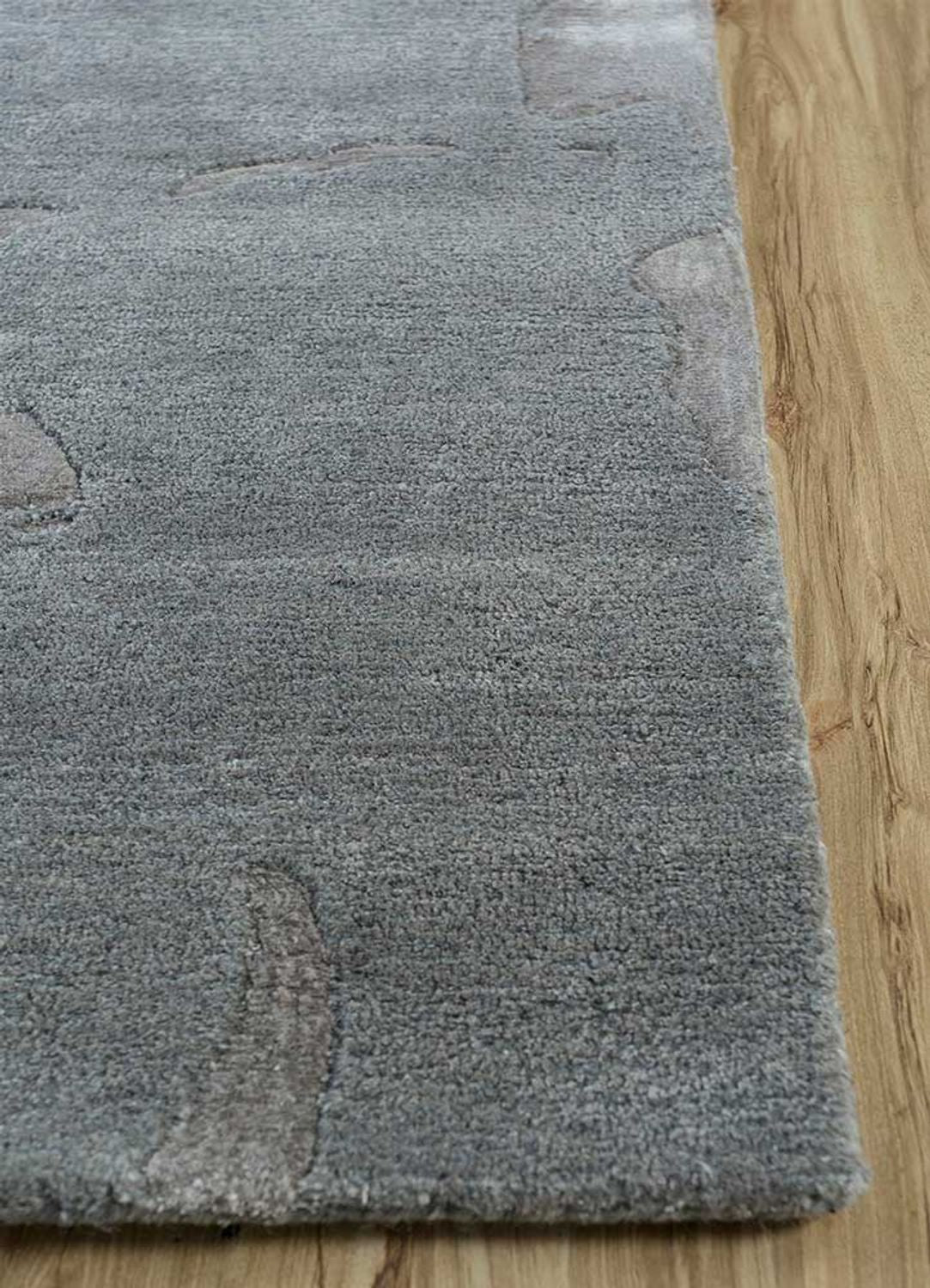 Uldtæppe - 270 x 180 cm - grå