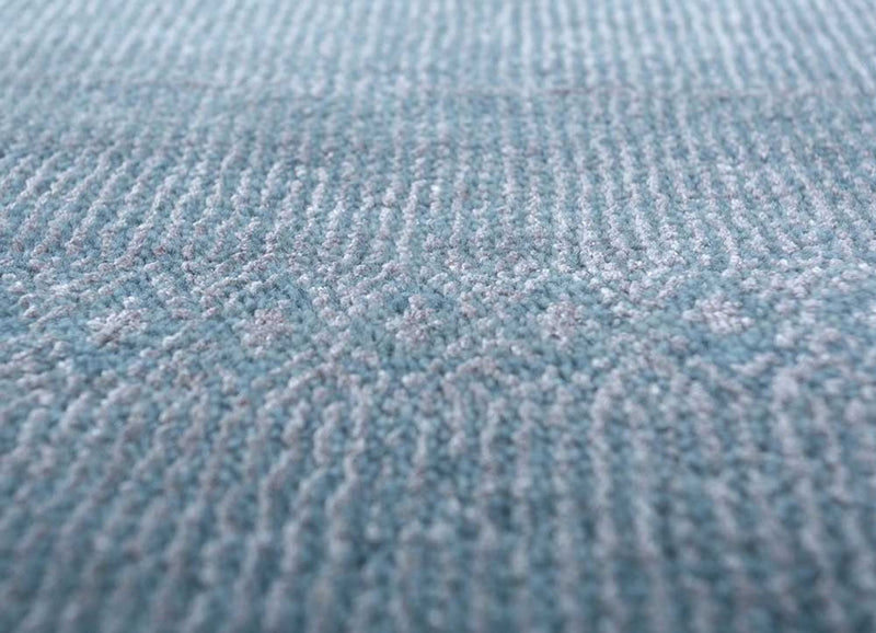 Uldtæppe - 300 x 240 cm - blå