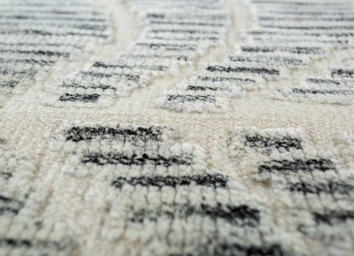 Uldtæppe - 300 x 240 cm - grå