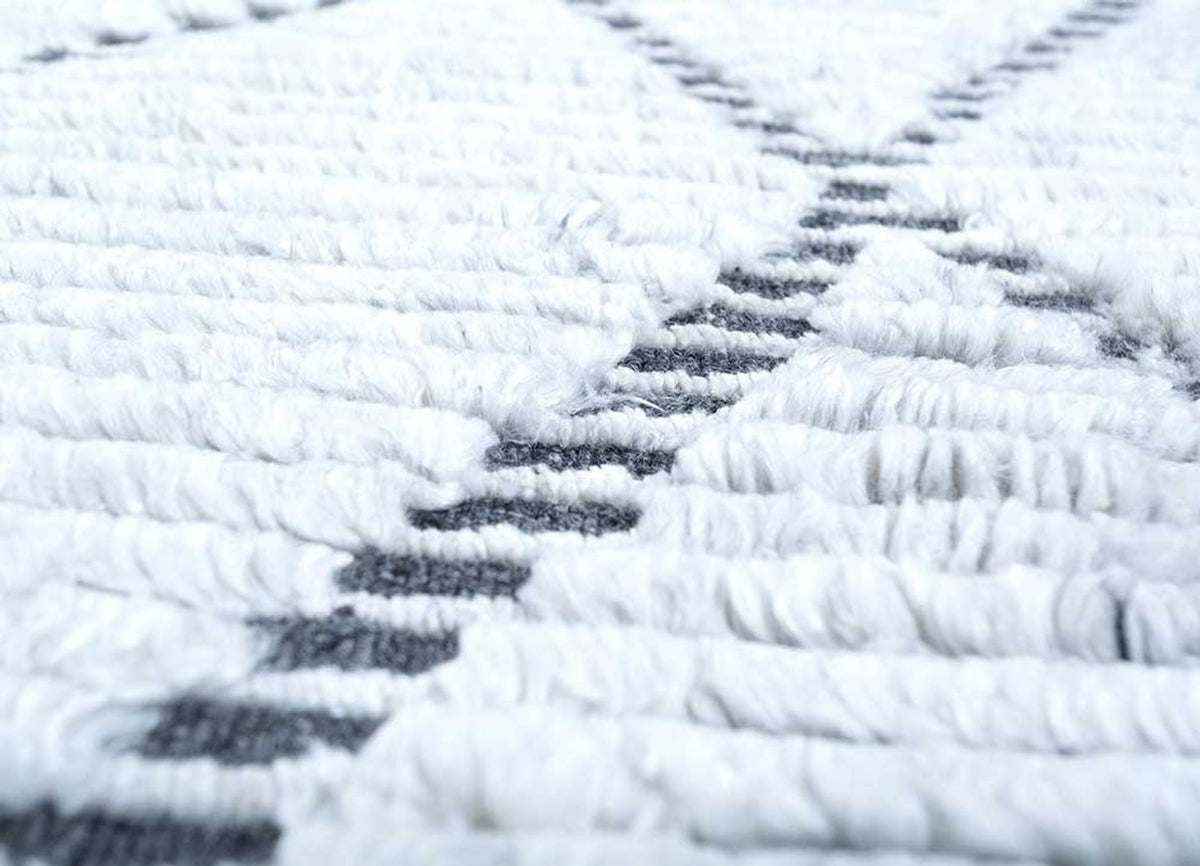 Uldtæppe - 300 x 240 cm - creme