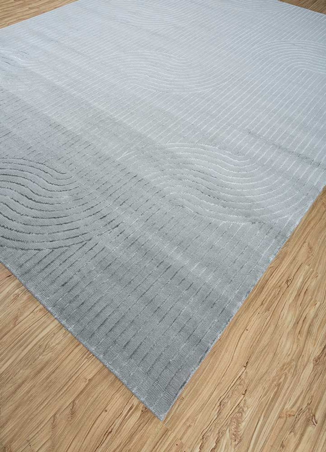 Uldtæppe - 300 x 240 cm - grå