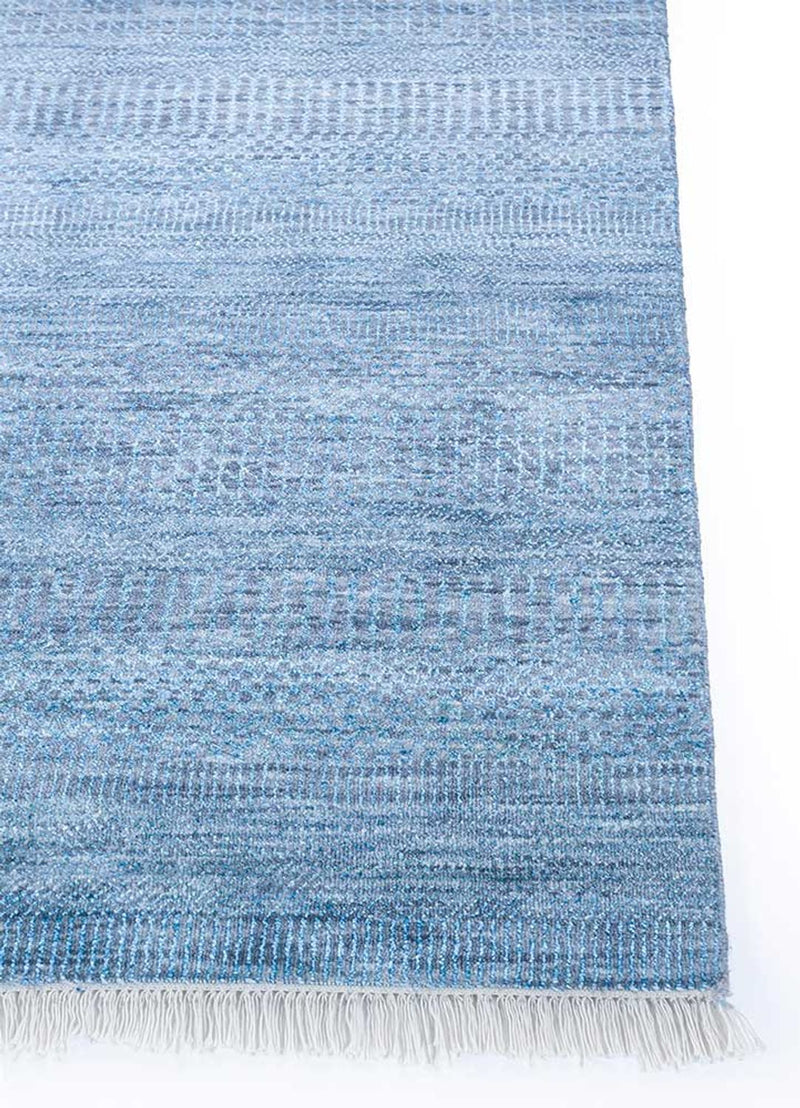 Uldtæppe - 270 x 180 cm - havblå