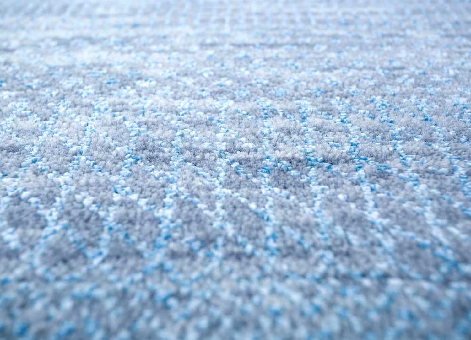 Uldtæppe - 270 x 180 cm - havblå
