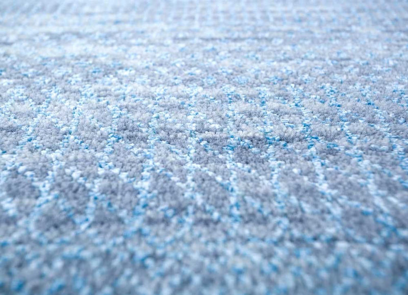 Uldtæppe - 270 x 180 cm - havblå