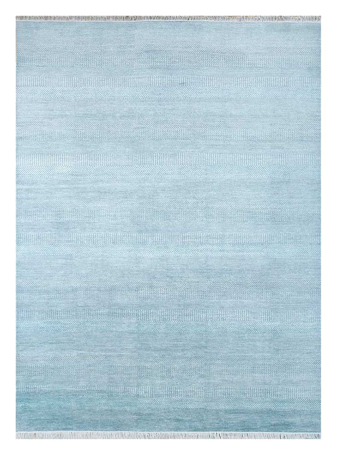 Uldtæppe - 300 x 240 cm - lyseblå