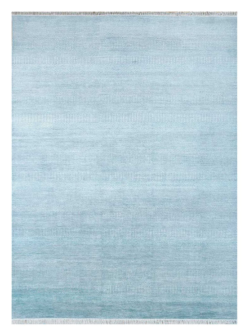 Uldtæppe - 300 x 240 cm - lyseblå