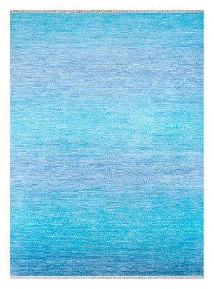 Uldtæppe - 360 x 270 cm - blå
