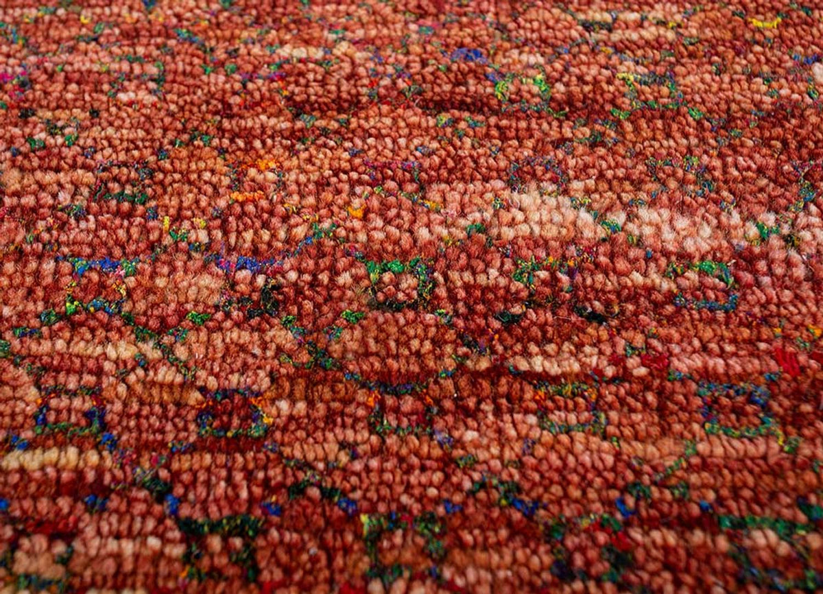 Uldtæppe - 360 x 270 cm - rød