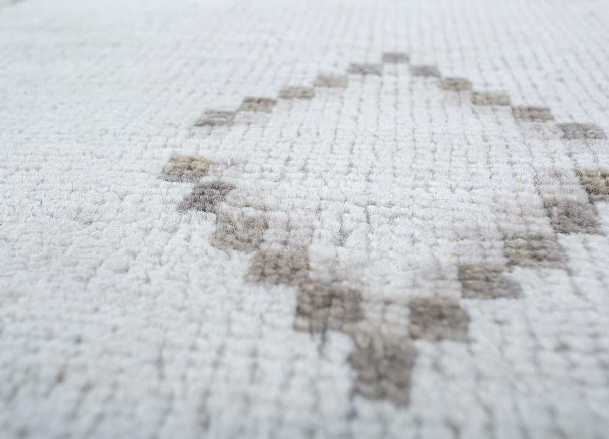 Uldtæppe - 300 x 240 cm - lysegrå