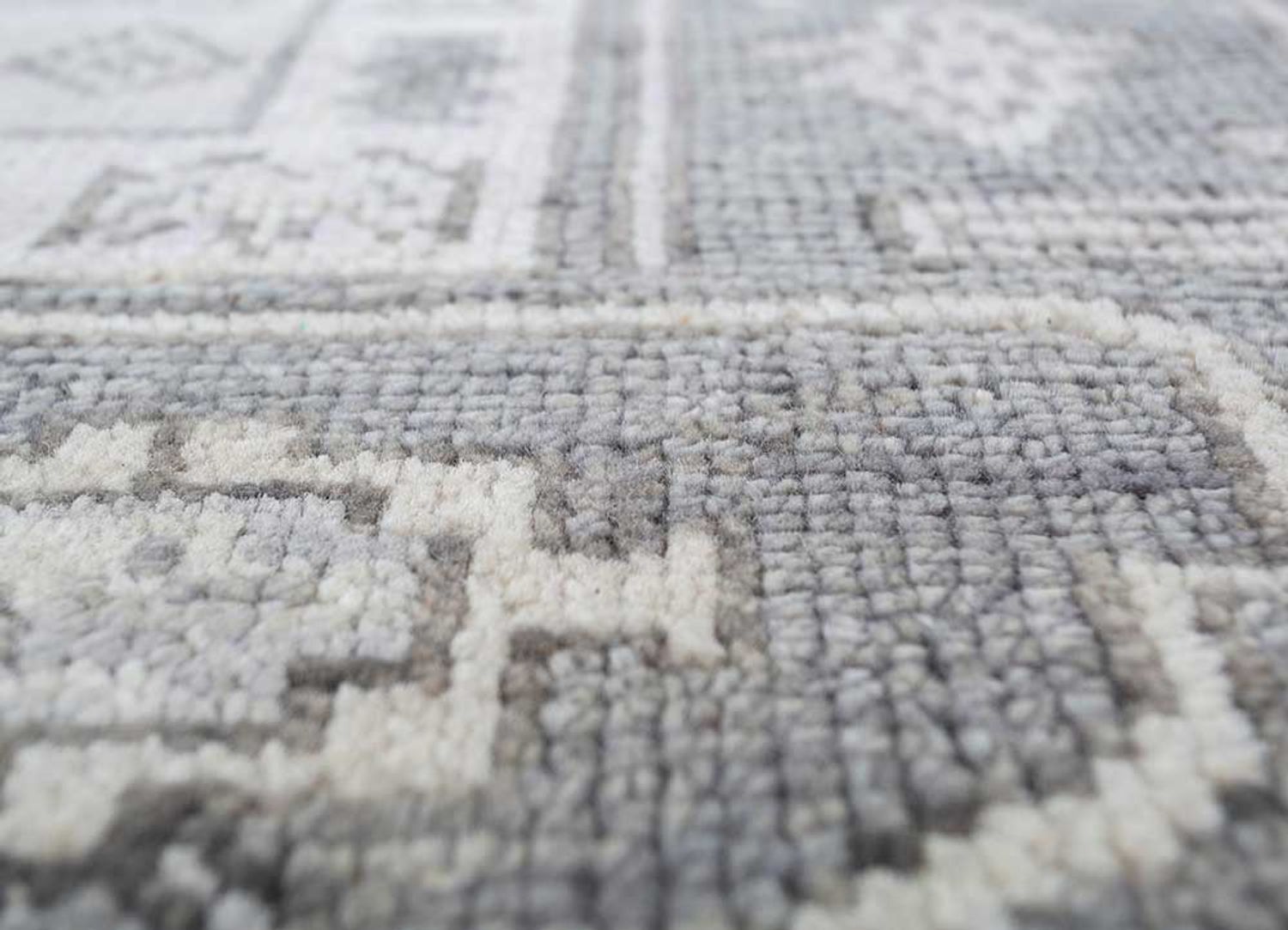 Uldtæppe - 300 x 240 cm - grå
