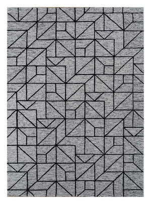 Uldtæppe - 330 x 240 cm - grå