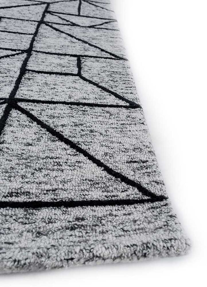 Uldtæppe - 330 x 240 cm - grå