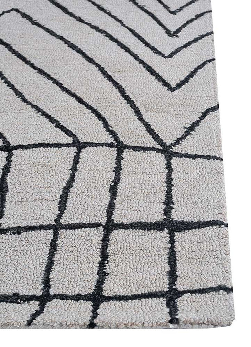 Uldtæppe - 330 x 240 cm - lysegrå