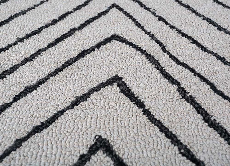 Uldtæppe - 330 x 240 cm - lysegrå