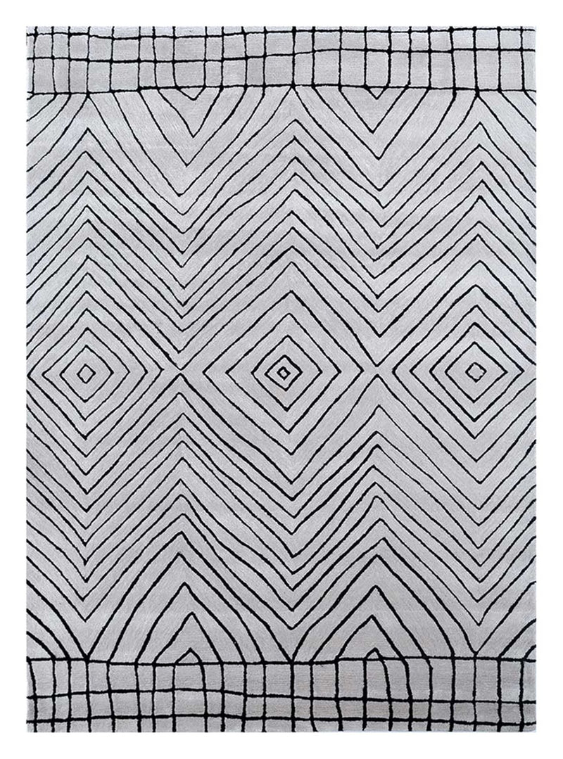 Uldtæppe - 330 x 240 cm - lysegrå