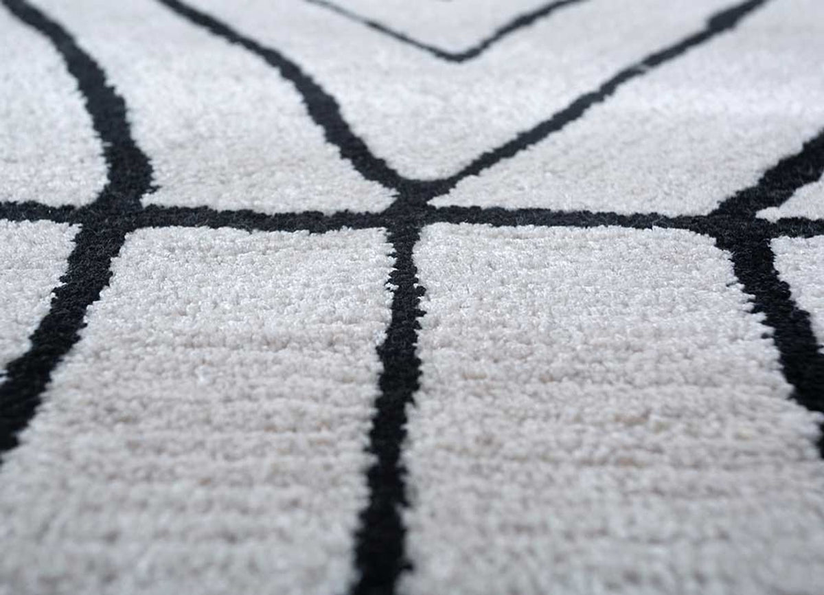 Uldtæppe - 330 x 240 cm - lysegrå