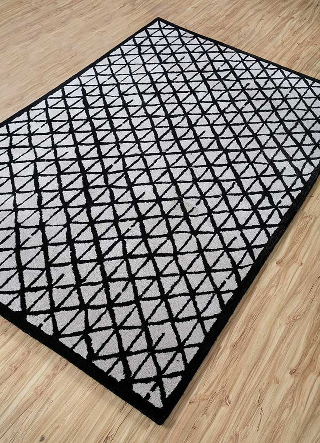Uldtæppe - 360 x 270 cm - lysegrå