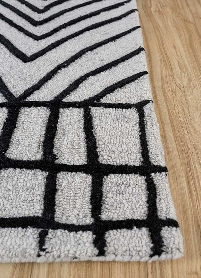 Uldtæppe - 270 x 180 cm - grå