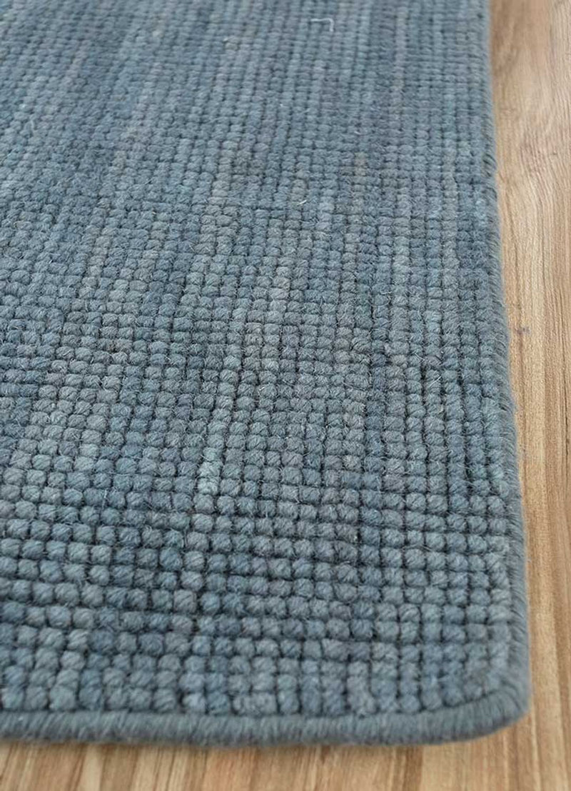 Uldtæppe - 300 x 240 cm - havblå