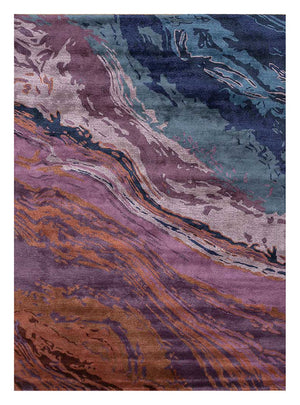 Uldtæppe - 270 x 180 cm - flerfarvet