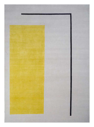Uldtæppe - 360 x 270 cm - lysegrå