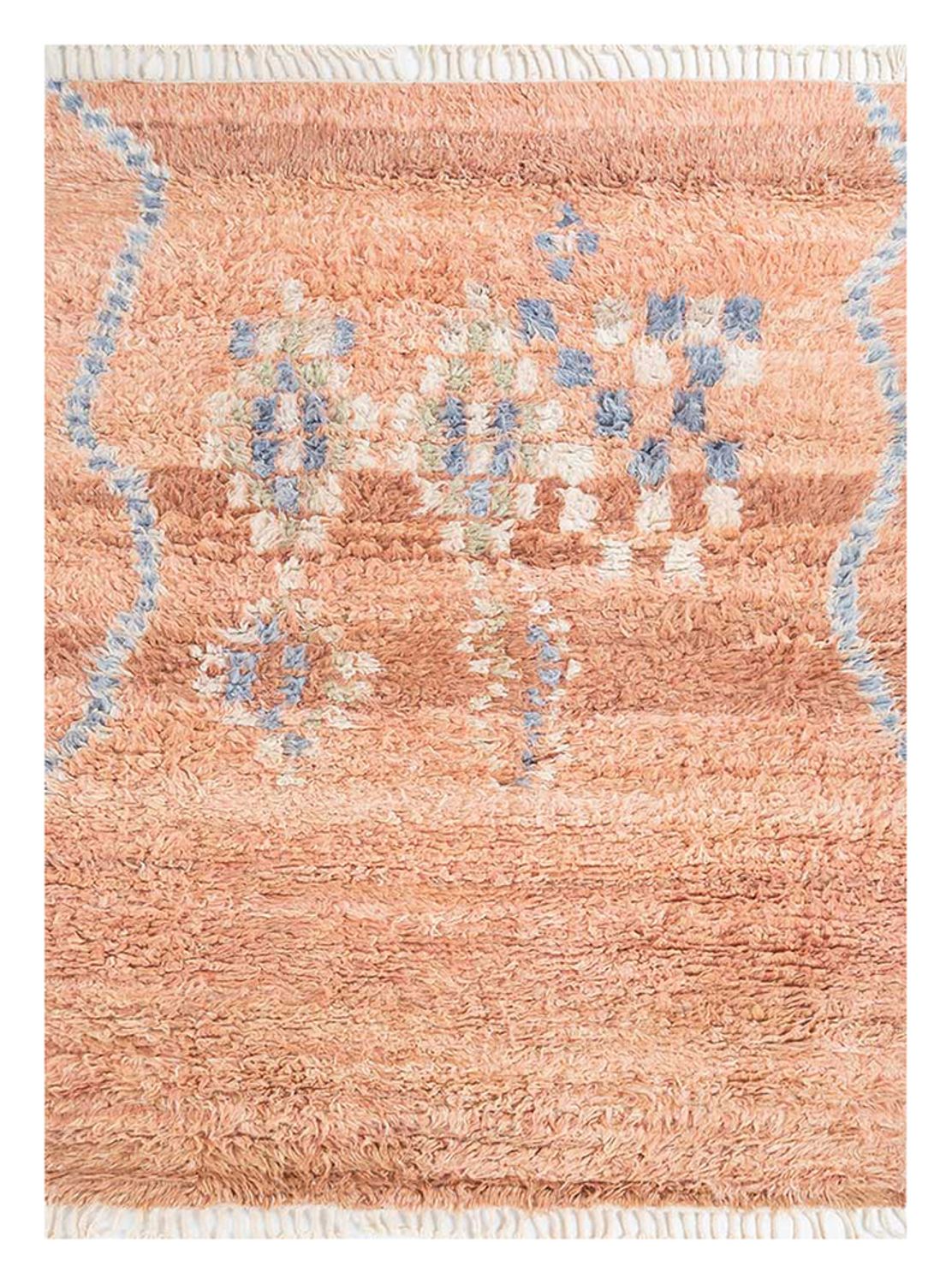 Uldtæppe - 270 x 180 cm - orange