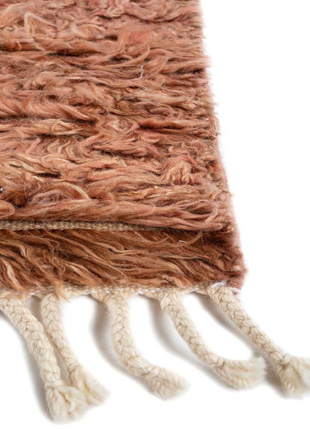 Uldtæppe - 270 x 180 cm - orange