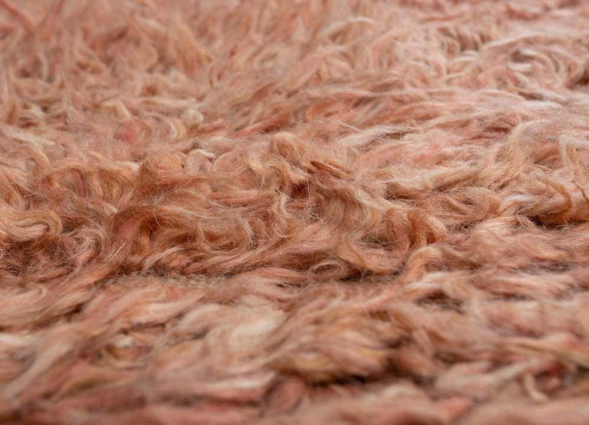 Uldtæppe - 270 x 180 cm - orange