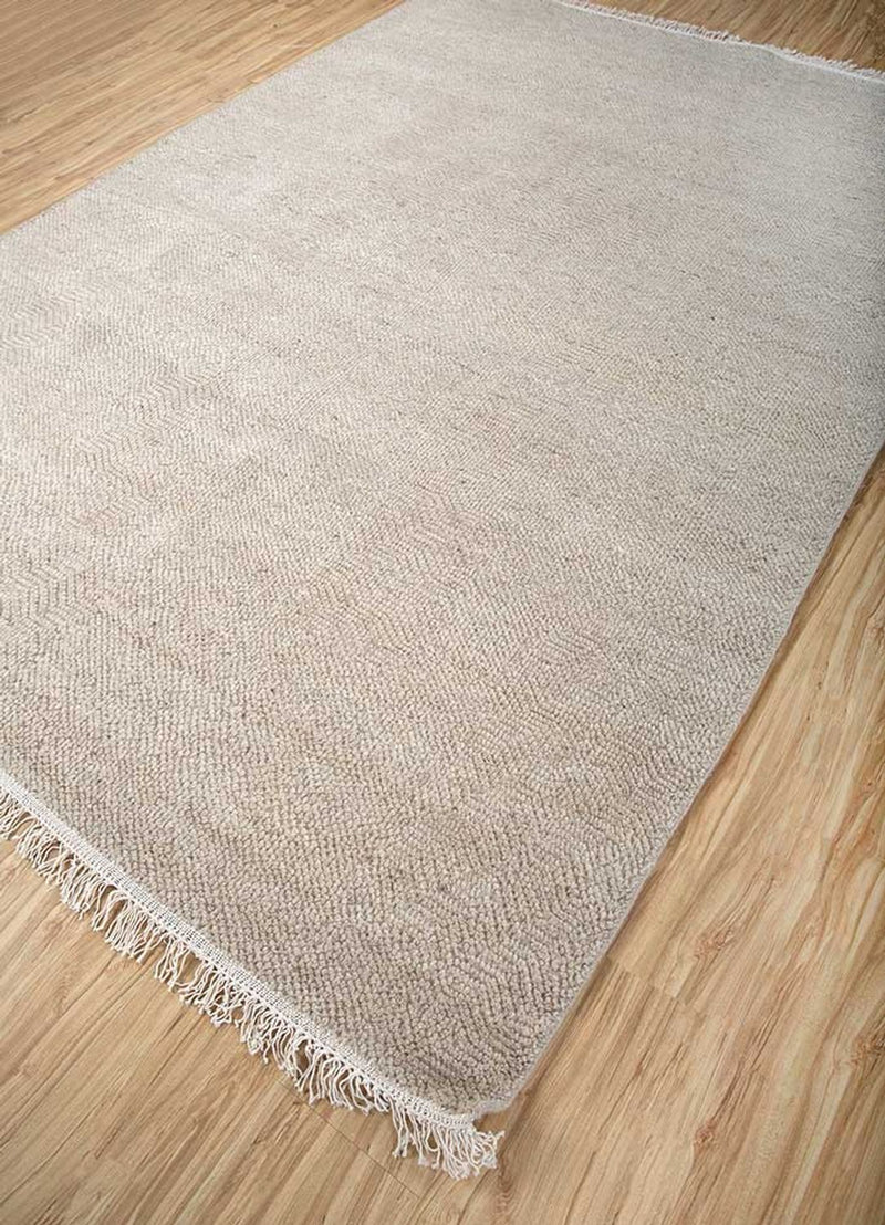 Uldtæppe - 270 x 180 cm - creme
