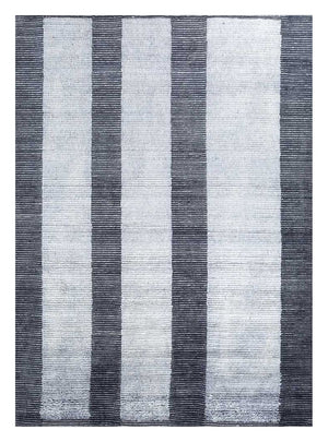 Uldtæppe - 300 x 240 cm - sølv